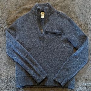 Abercrombie & Fitch 1/4 Zip Wool Pullover